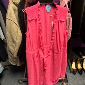 💜CeCe Pink Coverup 1X